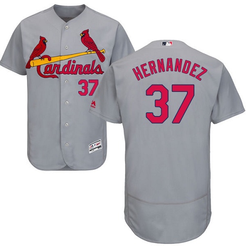 Cardinals #37 Keith Hernandez Grey Flexbase Authentic Collection Stitched MLB Jersey
